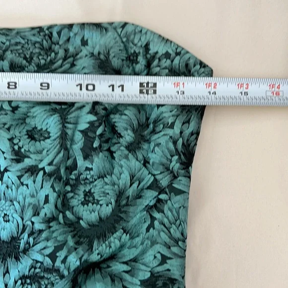 NWT Nicole Miller Vintage 100% Silk Strapless Floral Mini /Tunic Dress - Picture 9 of 13